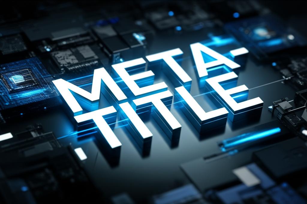 Anatomia skutecznego meta tytułu